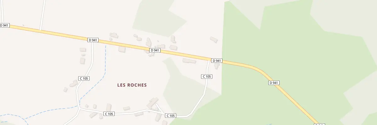 Plan du 22 Les Roches à Saint-Avit-de-Tardes