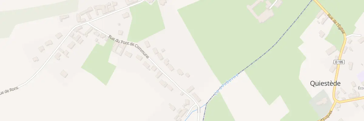 Plan du 234 Rue du Pont de Commune à Ecques