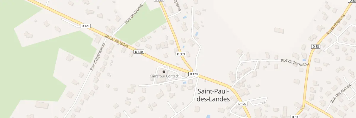 Plan du 1 Rue de l’Hôpital à Saint-Paul-des-Landes