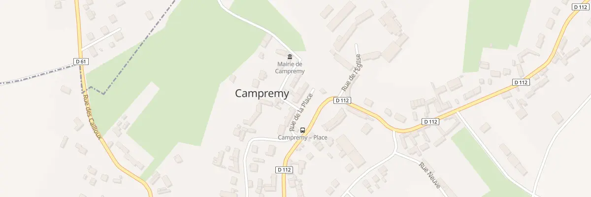 Plan du 5 Rue de la Place à Campremy