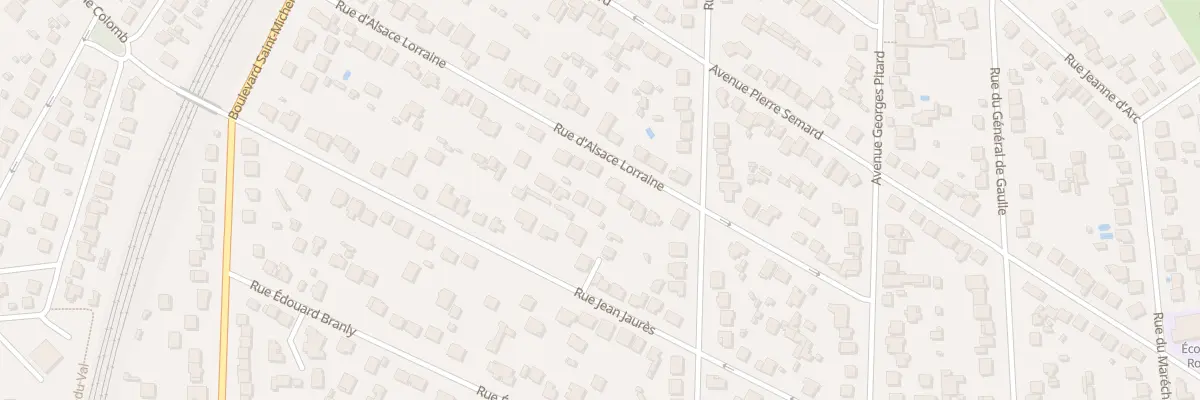 Plan du 50 Rue d’Alsace Lorraine à Sainte-Geneviève-des-Bois