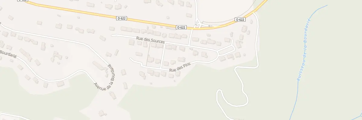 Plan du 5 Rue des Pins à Burlats