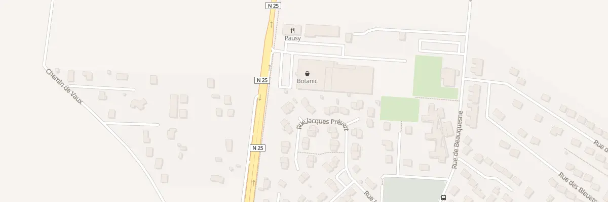 Plan du 14 Rue Jacques Prévert à Poulainville