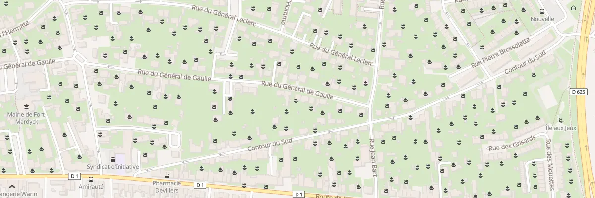 Plan du 13 Rue du General de Gaulle Fm à Dunkerque