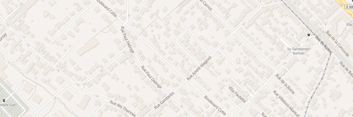 Plan du 61 Bd Cotte à Enghien-les-Bains