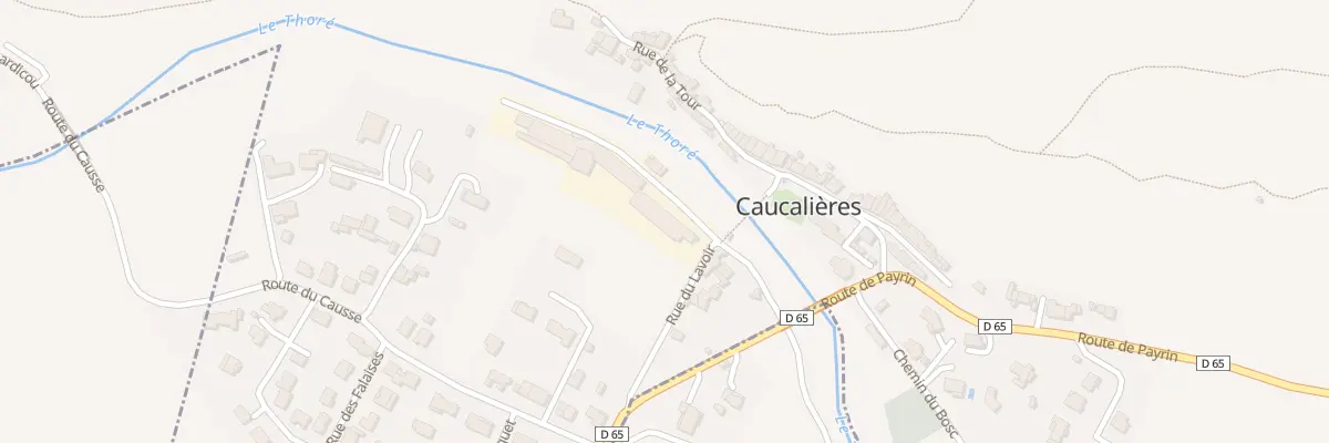 Plan du 2 Rue du Lavoir à Caucalières