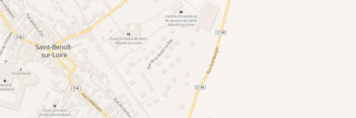 Plan du 6 Rue de la Motte le Roy à Saint-Benoît-sur-Loire