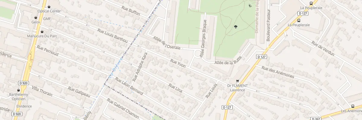 Plan du 51 Rue Yvon à Fresnes