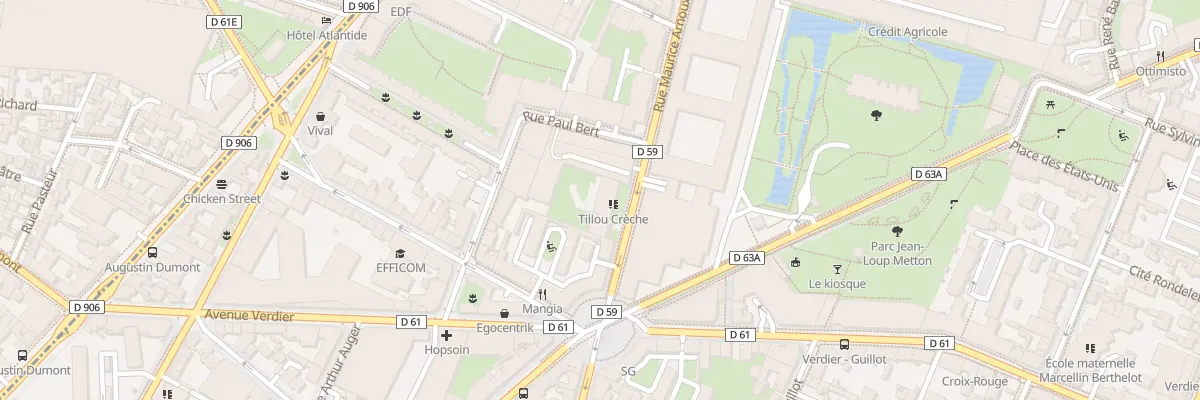 Plan du 72 Rue Maurice Arnoux à Montrouge