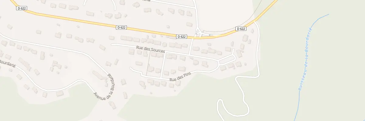Plan du 2 Rue des Sources à Burlats