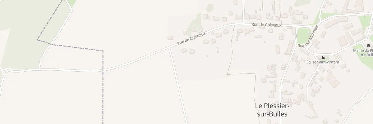 Plan du 333 Rue de Coiseaux au Plessier-sur-Bulles
