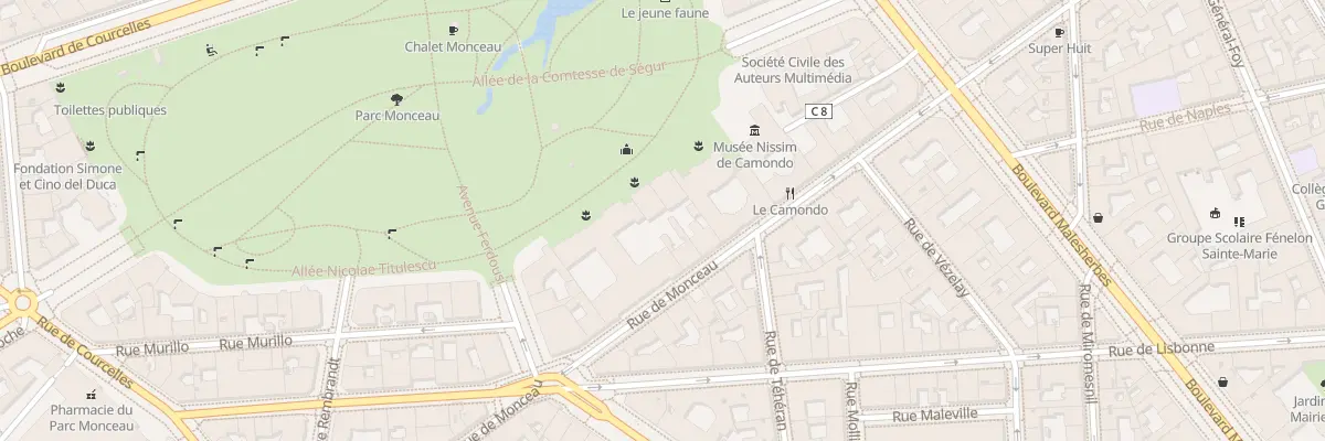 Plan du 51 Rue de Monceau à Paris 8e Arrondissement