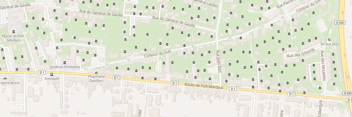 Plan du 106 Rue du Contour du Sud Fm à Dunkerque