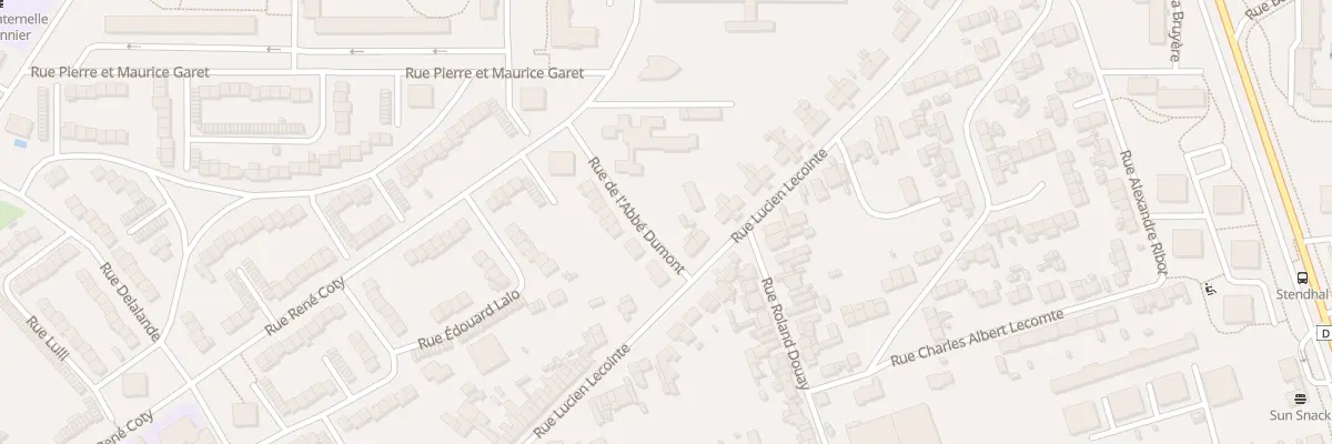Plan du 219 Rue Lucien Lecointe à Amiens