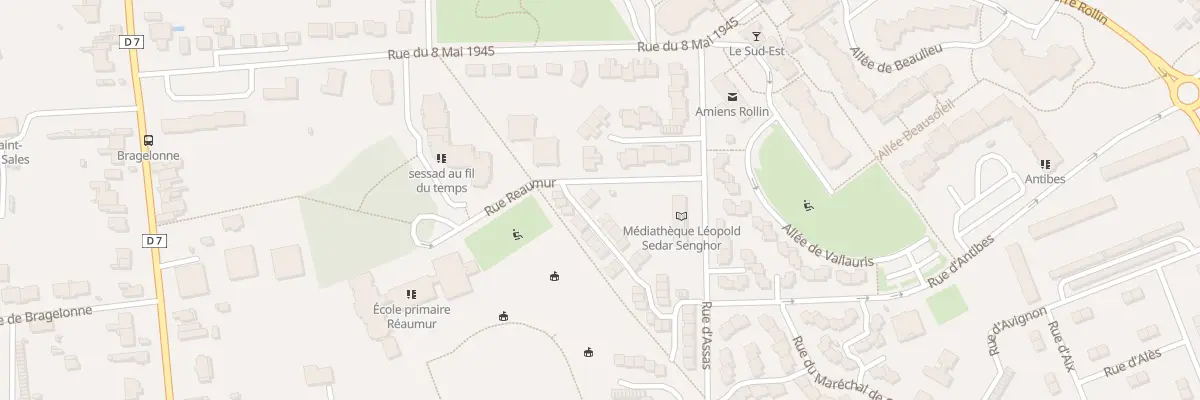 Plan du 3 Rue Réaumur à Amiens