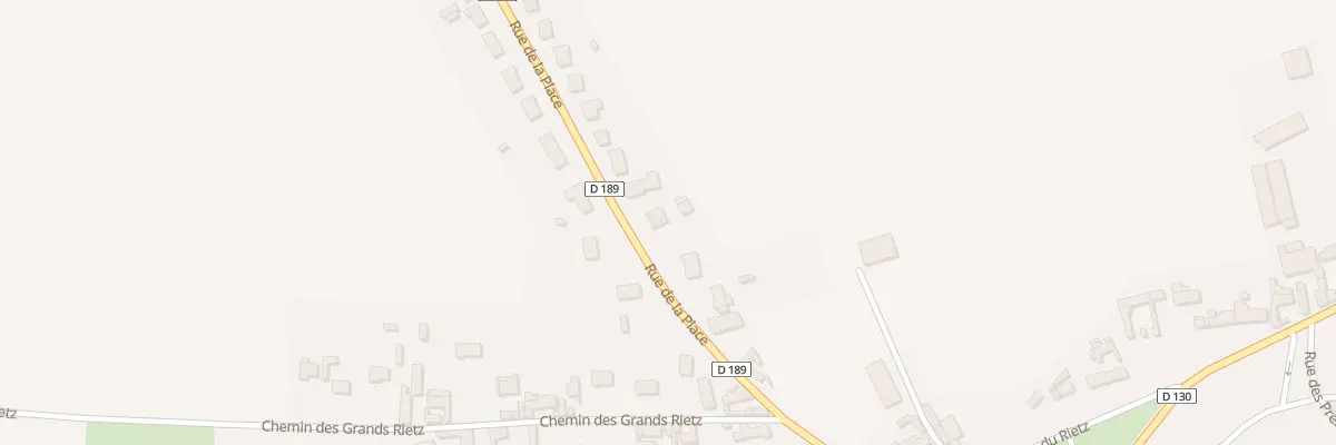 Plan du 831 Rue de la Place à Mametz