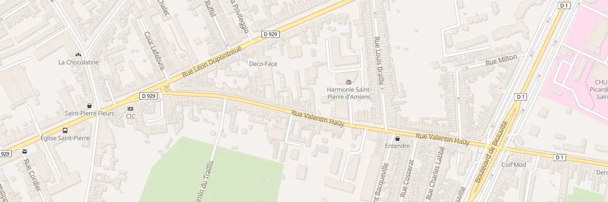 Plan du 79 Rue Valentin Haüy à Amiens
