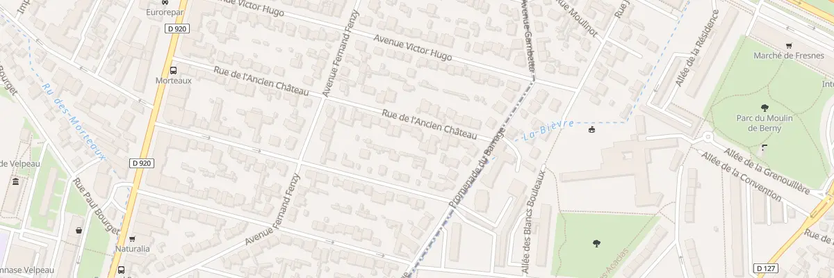 Plan du 36B Rue de l’Ancien Château à Antony