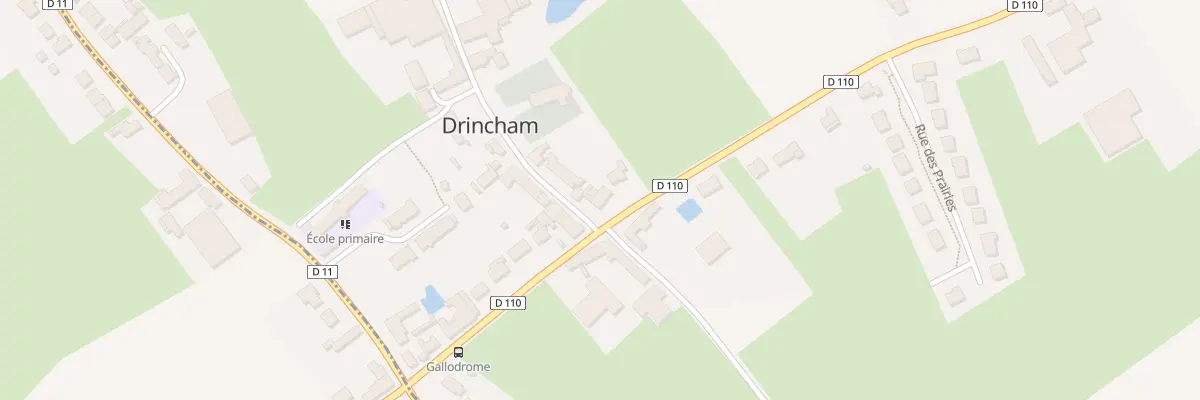 Plan du 14 La Place à Drincham
