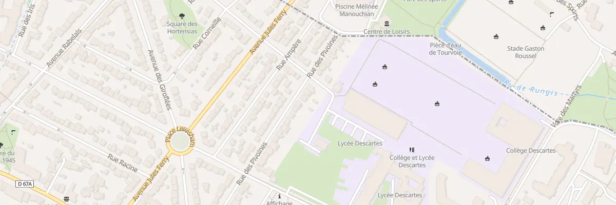 Plan du 50 Rue des Pivoines à Antony