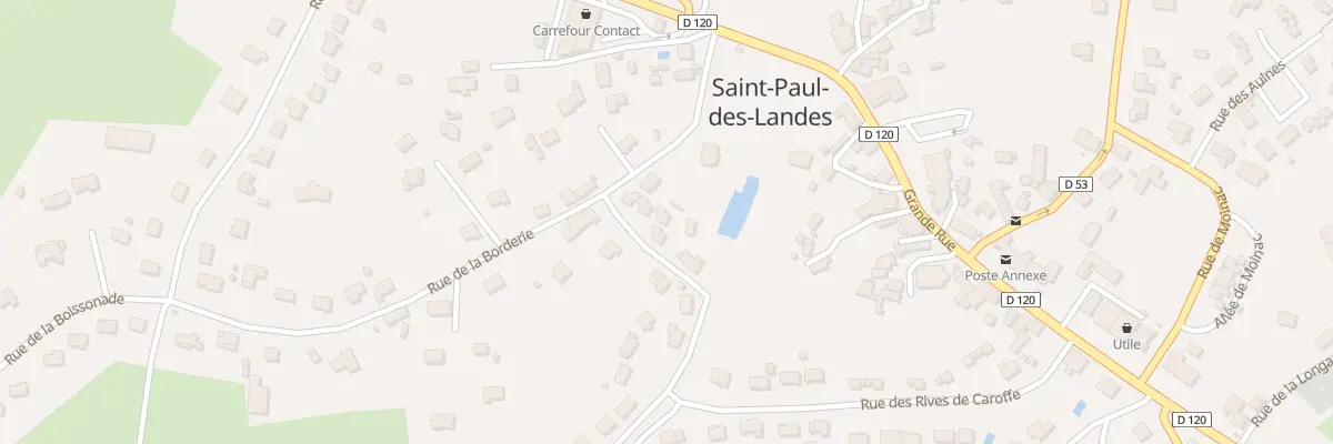 Plan du 2 Rue des Rives du Caroffe à Saint-Paul-des-Landes