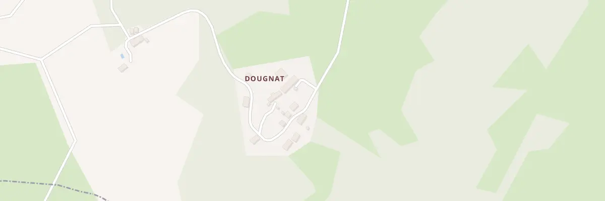 Plan du 2 Dougnat et la Combe à Saint-Agnant-près-Crocq