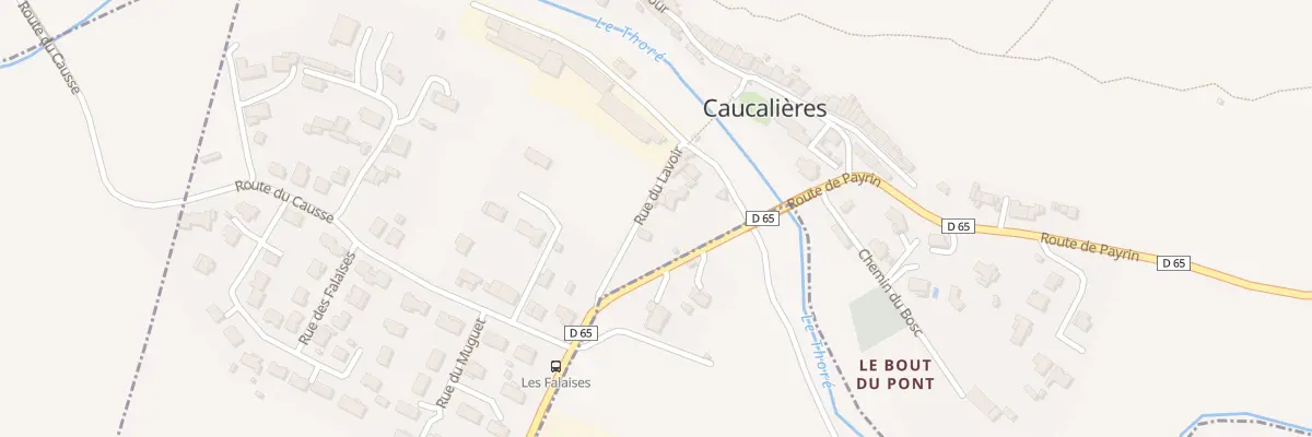 Plan du 9 Rue du Lavoir à Caucalières