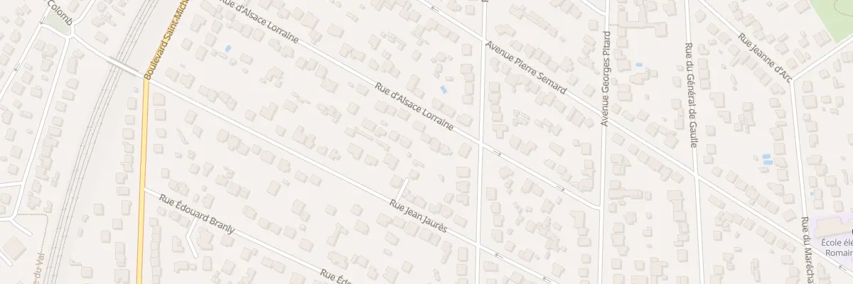 Plan du 54 Rue d’Alsace Lorraine à Sainte-Geneviève-des-Bois