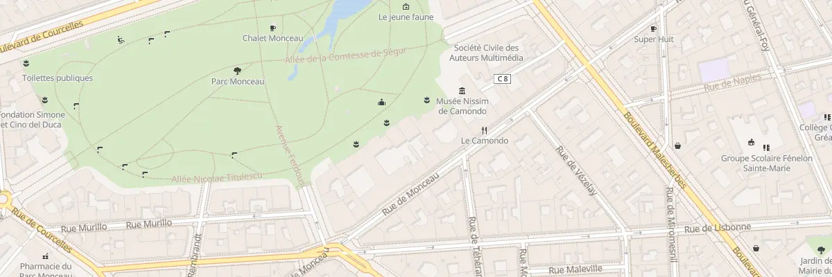 Plan du 53 Rue de Monceau à Paris 8e Arrondissement