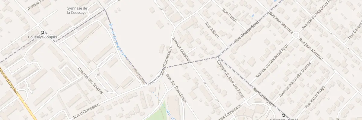 Plan du 4T Av Questroy à Enghien-les-Bains