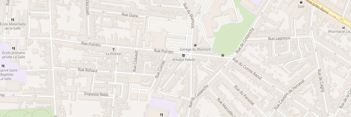 Plan du 118 Rue Pointin à Amiens