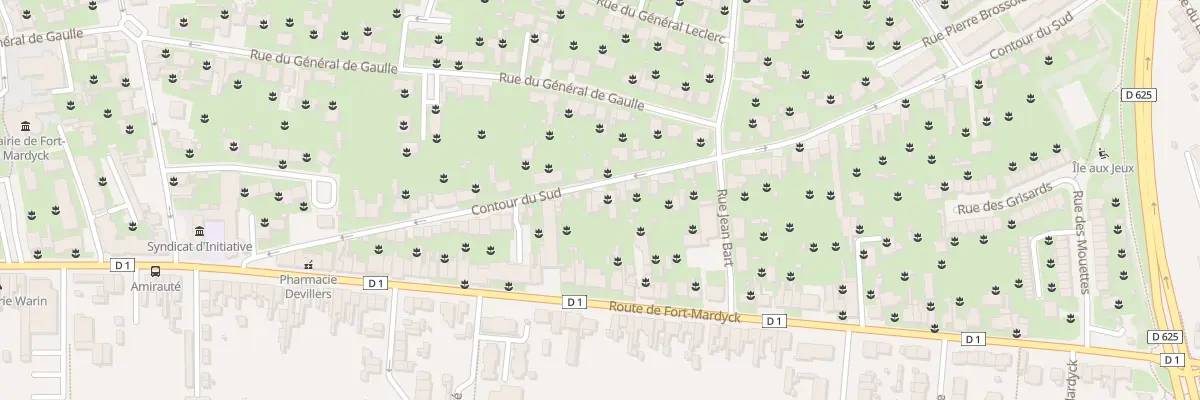 Plan du 63 Rue du Contour du Sud Fm à Dunkerque