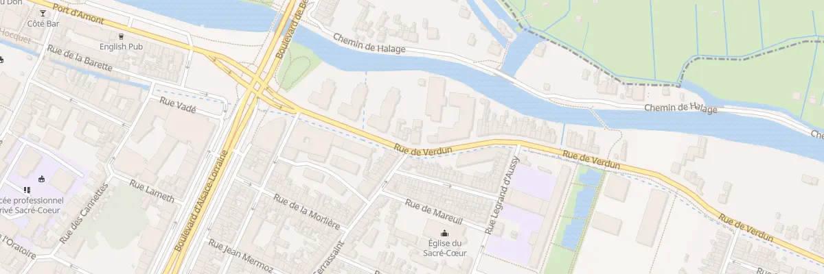 Plan du 15 Rue de Verdun à Amiens