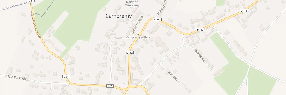 Plan du 12 Rue des Belles Dames à Campremy