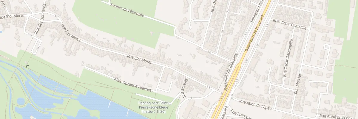 Plan du 239 Rue Eloi Morel à Amiens