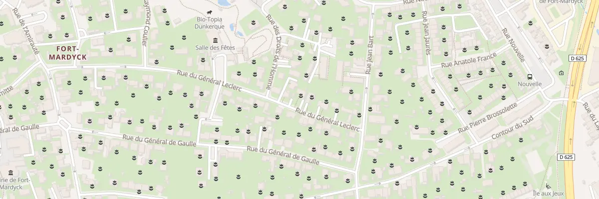 Plan du 12 Rue du General Leclerc Fm à Dunkerque