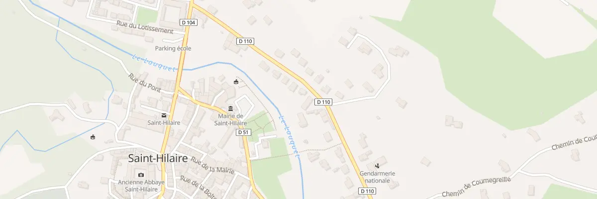 Plan du 10 Rte de Ladern à Saint-Hilaire