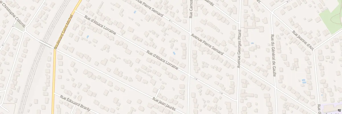 Plan du 47 Rue d’Alsace Lorraine à Sainte-Geneviève-des-Bois