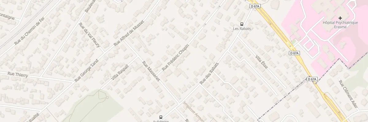 Plan du 25B Rue Frederic Chopin à Antony
