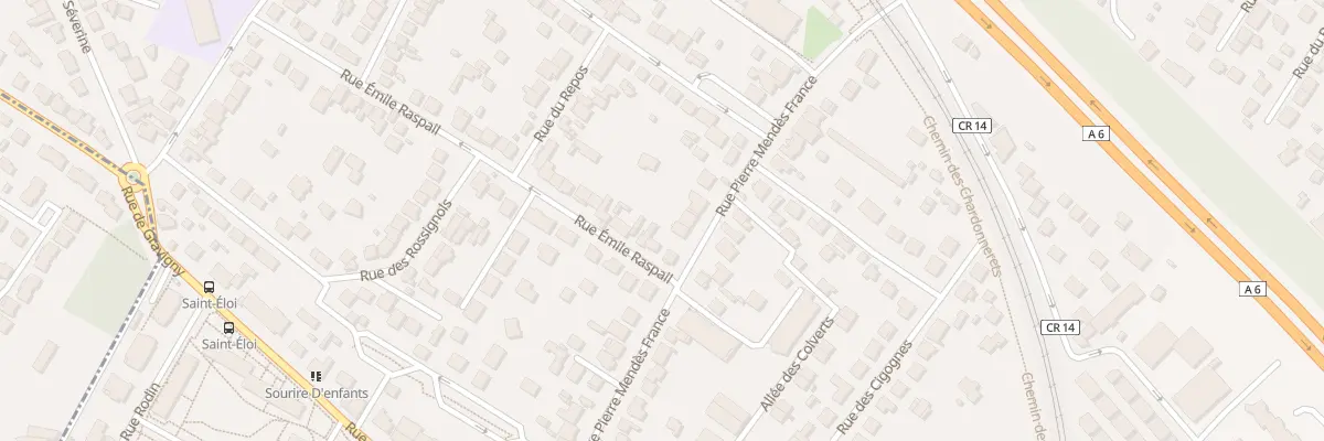 Plan du 38 Rue Pierre Mendés France à Chilly-Mazarin