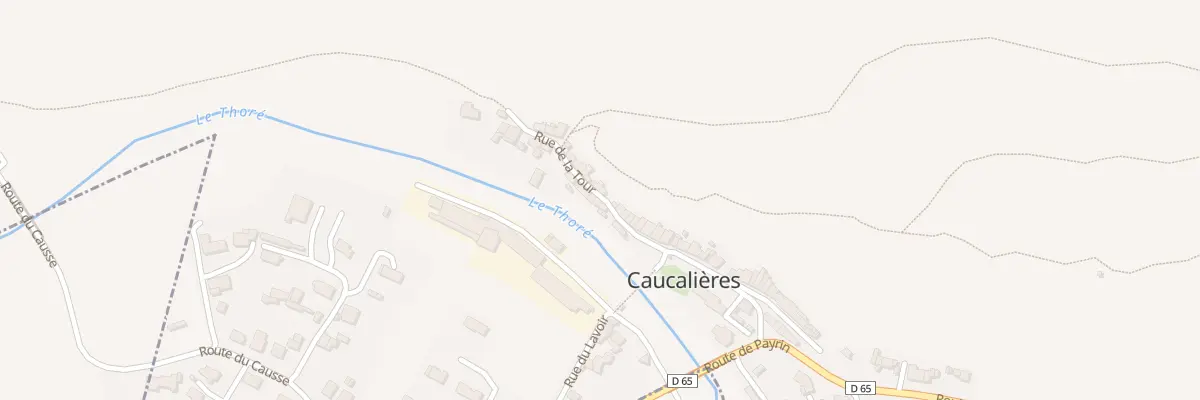 Plan du 5 Rue de la Tour à Caucalières