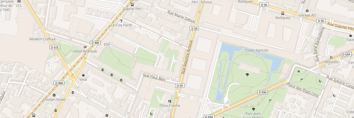 Plan du 62 Rue Maurice Arnoux à Montrouge