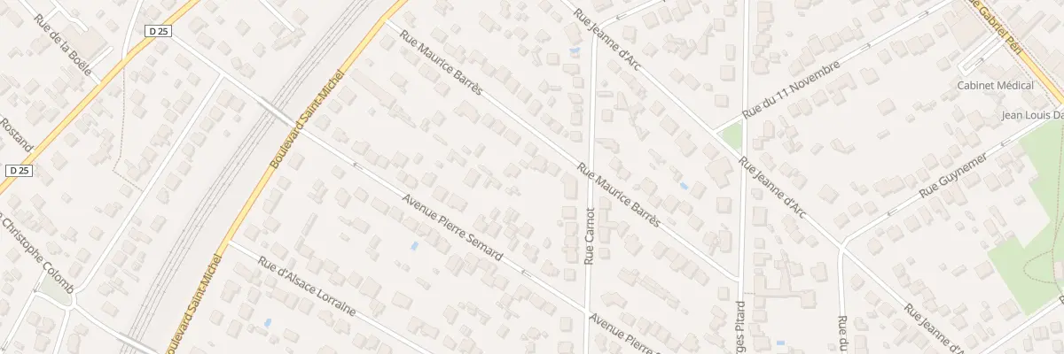 Plan du 26 Rue Maurice Barres à Sainte-Geneviève-des-Bois