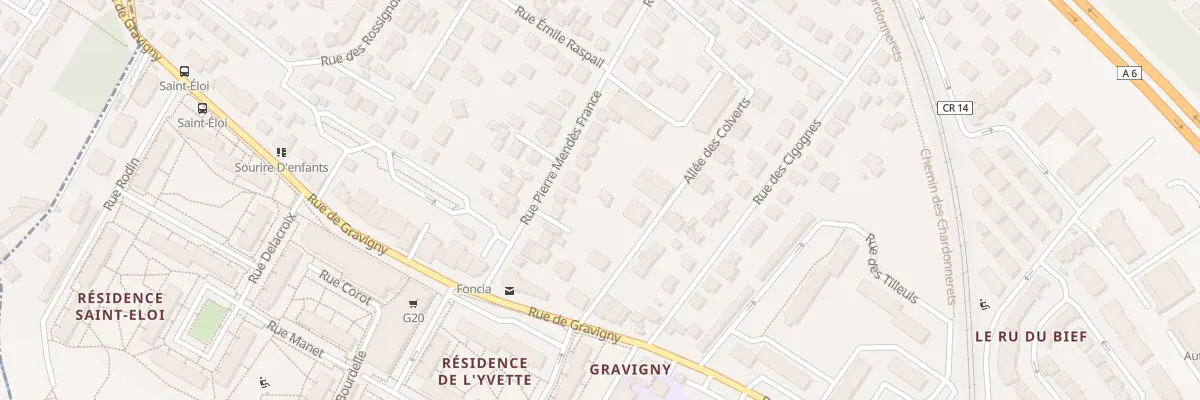 Plan du 57B Rue Pierre Mendés France à Chilly-Mazarin