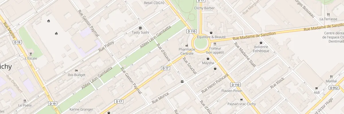 Plan du 38 Rue d’Alsace à Clichy