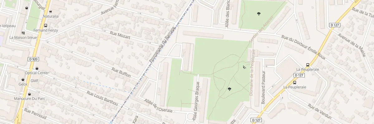 Plan du 8 All de la Favorite à Fresnes