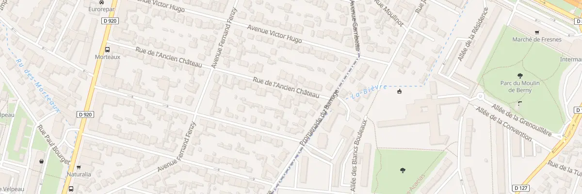 Plan du 40 Rue de l’Ancien Château à Antony