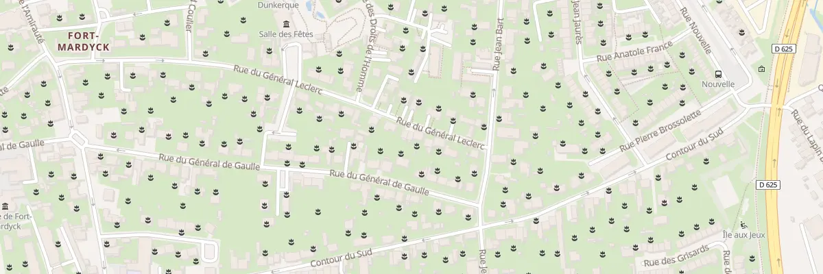 Plan du 9 Rue du General Leclerc Fm à Dunkerque