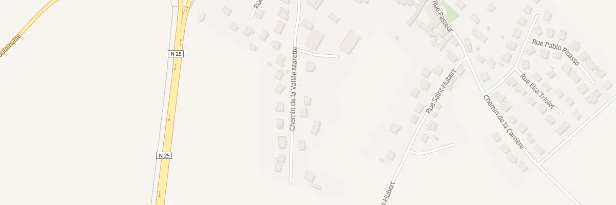 Plan du 9 Che de la Vallée Marette à Poulainville