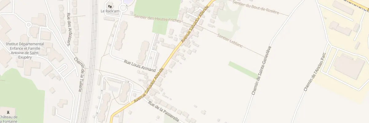 Plan du 58 Av Salvador Allende à Brétigny-sur-Orge